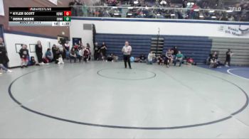 71 lbs Champ. Round 2 - Derik Beebe, Snake River Wrestling Club vs Kyler Scott, Kimberly Bulldog Wrestling Club
