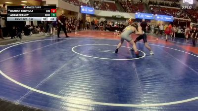 150 lbs Cons. Round 2 - Adam Deeney, Club Wrestling At MSU vs Damian Leidholt, Miles City Wrestling Club