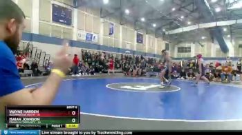 110 lbs Round 3 (4 Team) - Wayne Harden, Bloomington South vs Isaiah Johnson, Franklin Community