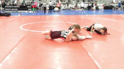 114 lbs Rr Rnd 2 - Elizabeth Menke, Nebraska Blue - HSG vs Trinity Moore, Cowrock WC - HSG