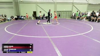 113 lbs 2nd Wrestleback (16 Team) - Aiden Hahn, Missouri vs David Wheeler, Oregon