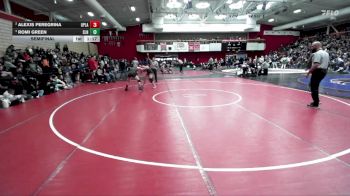 130 lbs Semifinal - Romi Green, San Leandro vs Alexis Peregrina, Upper Lake