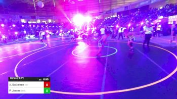126 lbs Consi Of 8 #1 - Xavier Gutierrez, Top Rank Hammers vs Peyton James, Eaglecrest WC