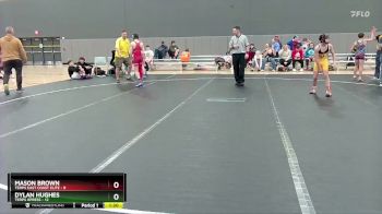 92 lbs Round 5 (10 Team) - Dylan Hughes, Terps Xpress vs Mason Brown, Terps East Coast Elite