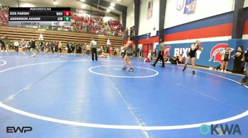 126 lbs Consi Of 4 - Zoe Parish, Wagoner Takedown Club vs Anderson Adams, Coweta
