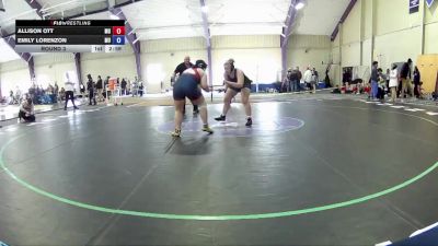 207 lbs Round 3 - Emily Lorenzon, Hiram College vs Allison Ott, Mount Union University