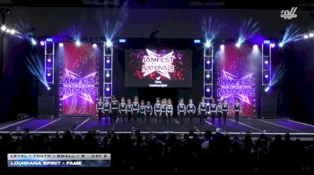 Louisiana Spirit - Fame [2026 L1 Youth - Small - B DAY 2] 2026 JAMfest Cheer Super Nationals