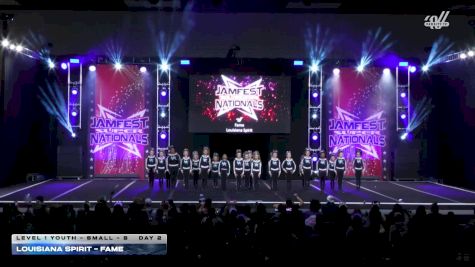 Louisiana Spirit - Fame [2026 L1 Youth - Small - B DAY 2] 2026 JAMfest Cheer Super Nationals