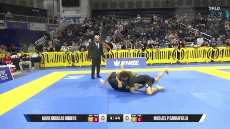 Michael P Carrafiello vs Mark Douglas Rogers 2025 Pan IBJJF Jiu-Jitsu No-Gi Championship