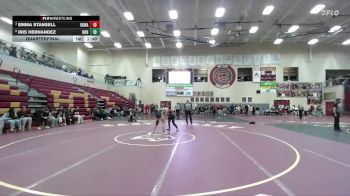 140 lbs Quarterfinal - Emma Stansell, Kuna vs Iris Hernandez, Borah