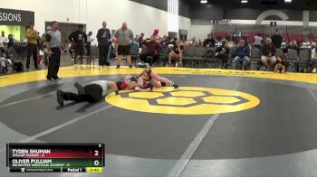 95 lbs Placement Matches (8 Team) - Oliver Pulliam, Roundtree Wrestling Academy vs Tyden Shuman, Steller Trained