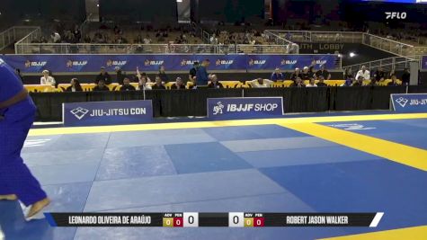 Robert Jason Walker vs Leonardo Oliveira De Araújo 2026 Pan Jiu Jitsu IBJJF Championship
