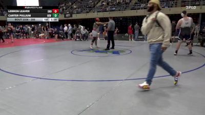285 lbs Consolation - Lebron Leaver, Endicott vs Carter Pullium, New Castle