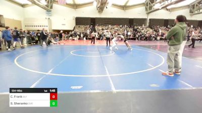 134-H lbs Round Of 32 - Carson Frank, Olympic vs Silas Sheranko, Dover