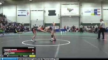120 lbs Semis & 1st Wrestleback (8 Team) - Jesse Loges, Blair vs Tucker Adams, Hastings