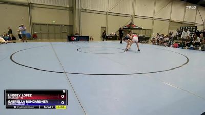 115 lbs Round 3 (6 Team) - Lindsey Lopez, Colorado vs Gabriella Bumgardner, North Carolina