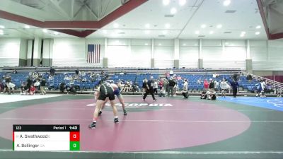 123 lbs Cons. Round 6 - Abrum Swathwood, Garrett vs Ayden Bollinger, Cia/Delta