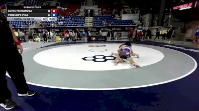 125 lbs Cons. Rd Of 64 - Sofia Fernandez, CA vs Penelope Pina, AZ