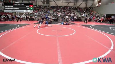 132 lbs Final - Jett Autry, Broken Arrow Wrestling Club vs London McGinnis, Victory Youth Wrestling