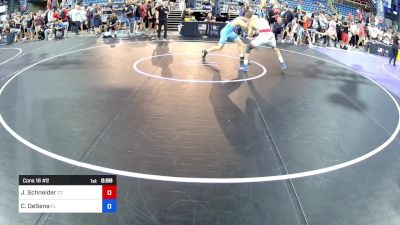 138 lbs Cons 16 #2 - Jt Schneider, CT vs Charlie DeSena, FL