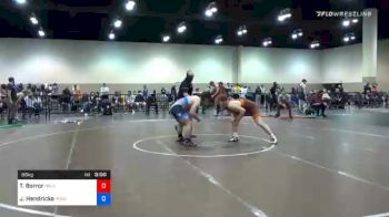 86 kg Prelims - Talon Borror, Oklahoma RTC vs Jake Hendricks, Pennsylvania RTC