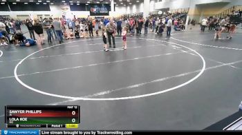 41-43 lbs Round 1 - Lola Roe, MO vs Sawyer Phillips, IA