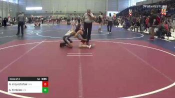 95 lbs Consi Of 4 - Noah Krzysztofiak, Grindhouse Wrestling Club vs Ayden Fimbres, A-Team