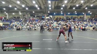 150 lbs Cons. Round 3 - Jacob Arthur, DeMatha Catholic vs William Days, Bishop McNamara