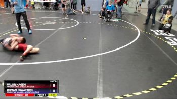 56 lbs 5th Place Match - Valor Hagen, Anchor Kings Wrestling Club vs Roman Crawford, Soldotna Whalers Wrestling Club