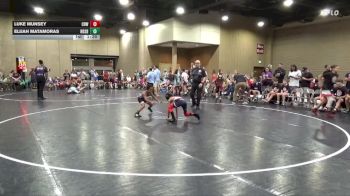 70 lbs Round 1 (8 Team) - Luke Munsey, Crossroads Wrestling vs Elijah Matamoras, North DeSoto Blue WA