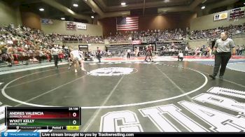 2A 138 lbs Cons. Round 2 - Andres Valencia, Gunnison Valley vs Wyatt Kelly, North Summit