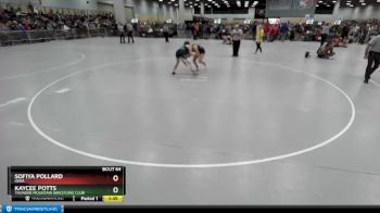 120 lbs Champ. Round 1 - Kaycee Potts, Thunder Mountain Wrestling Club vs Sofiya Pollard, Iowa