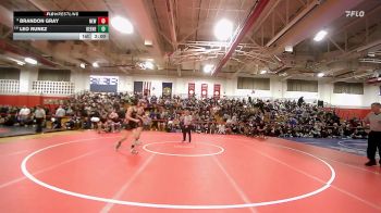 144 lbs Quarterfinal - Brandon Gray, Newport vs Leo Runez, Keene