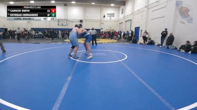 289 lbs Cons. Round 2 - Carson Smith, Clovis North vs Esteban Hernandez, Dos Palos