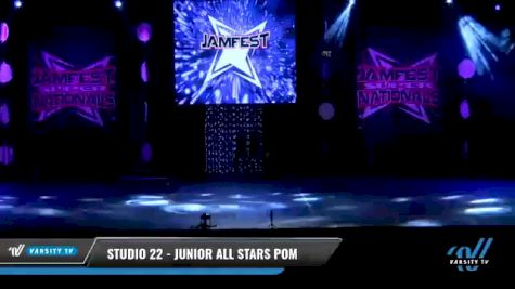 Studio 22 - Junior All Stars Pom [2021 Junior - Pom Day 1] 2021 JAMfest: Dance Super Nationals