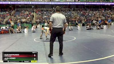 2A 106 lbs Semifinal - Alex Raymundo, Randleman vs Alex Monks, Bunn