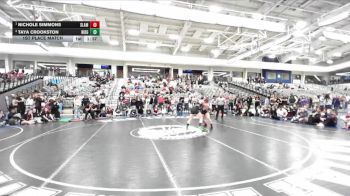 145 lbs 1st Place Match - Nichole Simmons, SLAM! NEVADA vs Taya Crookston, Ridgeline