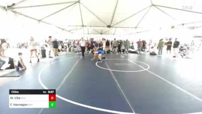 130 lbs Consi Of 4 - Finnian Hannegan, Grit vs Matteo Villa, Revival School Of Wrestling