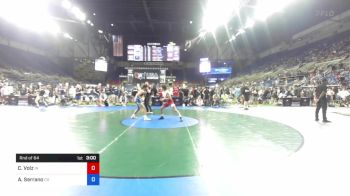 132 lbs Rnd Of 64 - Cameron Volz, Indiana vs Angel Serrano, Colorado