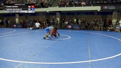 105 lbs Champ. Rd Of 16 - Kaden Sergio, Sebolt Wrestling Academy vs Jarron Beltran Jr, Valiant Wrestling Club