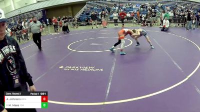 10U Boys - 71 lbs Cons. Round 2 - Miles Maes, The Complete Wrestler vs Asher Johnson, Michigan