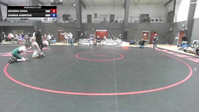 U16 FK - 138 lbs Semis - Damien Ambrose, Alaska Battle Cats Wrestling Club vs Bohden Sowa, Salem Elite Mat Club