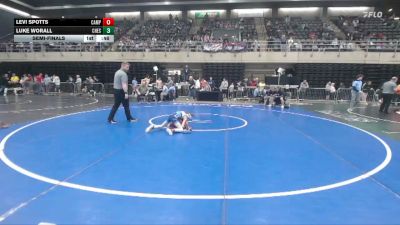 58 lbs Semifinal - Levi Spotts, Camp Hill vs Luke Worall, Chesapeake