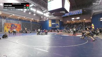 120 lbs Cons. Round 2 - Luke Johnston, Howell vs Tyler Shin, Chantilly