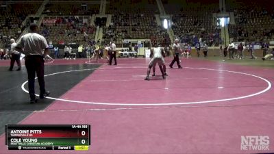 1A-4A 165 Champ. Round 2 - Antoine Pitts, Thomasville HS vs Cole Young, Prattville Christian Academy