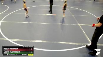 60 lbs Finals (2 Team) - Logan Kleinknight, Waconia vs Kinley Pederson, Lakeville