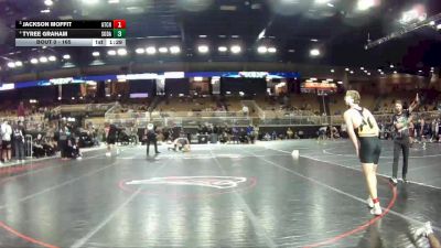 165 lbs Quarterfinal - Jackson Moffit, Athens Christian vs Tyree Graham, South Dade