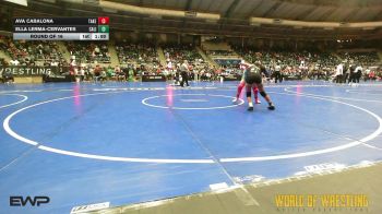 110 lbs Round Of 16 - Ava Cabalona, Takedown City Wrestling Club vs Ella Lerma-Cervantes, California Grapplers