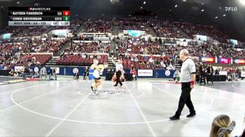 AA - 132 lbs 1st Place Match - Bayden Fandrich, Billings Senior High School vs Chris Grossman, Billings Skyview