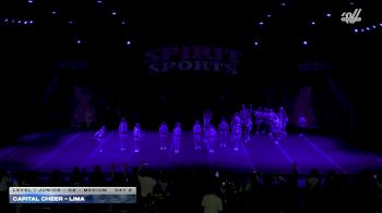 Capital Cheer - Lima [2026 L1 Junior - D2 - Medium Day 2] 2026 Spirit Sports Myrtle Beach Nationals